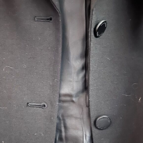 Calvin Klein Suit Jacket Blazer, Black, Button Lined Sleeves - Picture 3 of 5